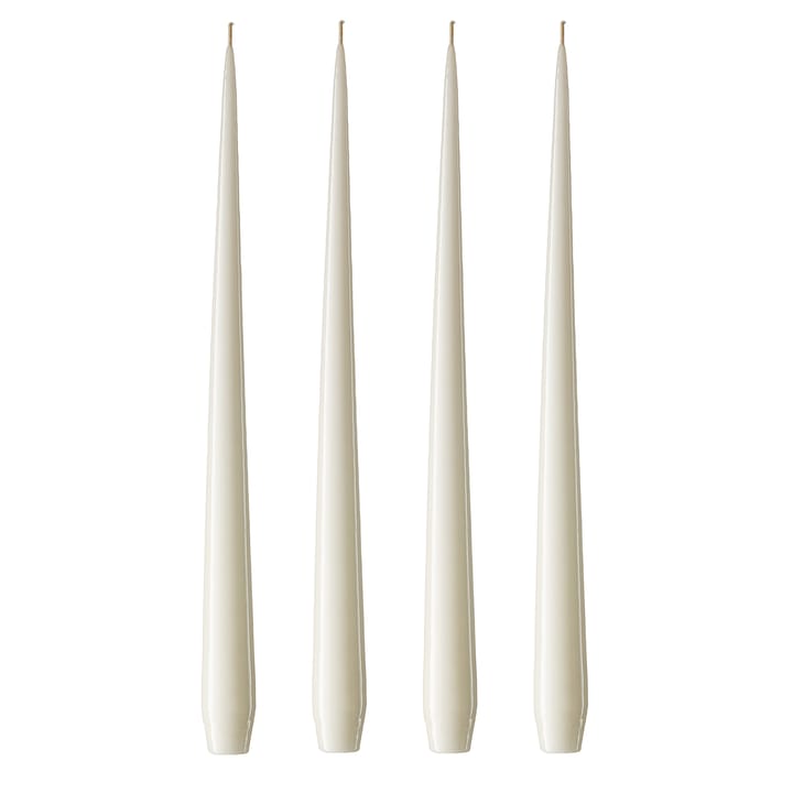 ester & erik kaars 42 cm 4-pack ivory - Gelakt - Ester & erik
