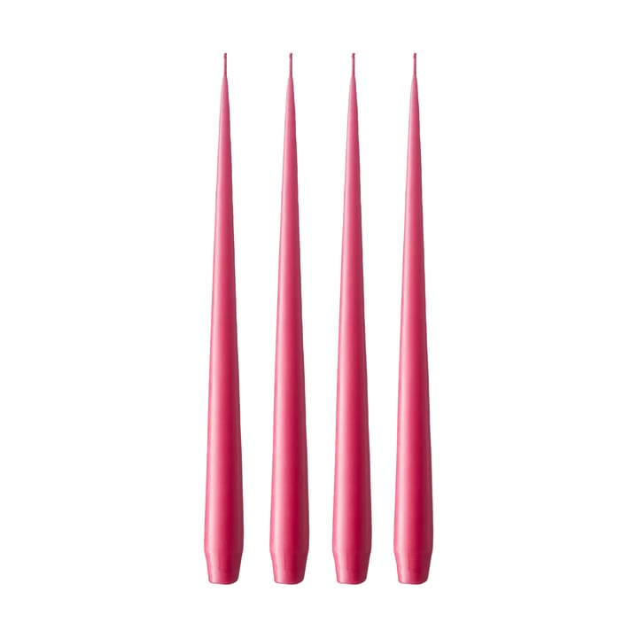 ester & erik kaars 42 cm 4-pack mat - Deep pink 41/2 - ester & erik