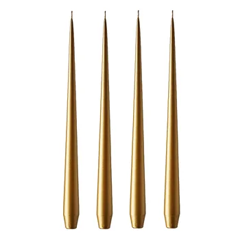 ester & erik kaars 42 cm 4-pack metallic - Gold - ester & erik