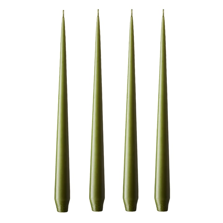 ester & erik kaars 42 cm 4-pack olive glow - Mat - Ester & erik