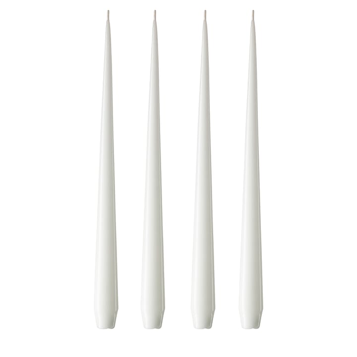 ester & erik kaars 42 cm 4-pack pure white - Gelakt - Ester & erik