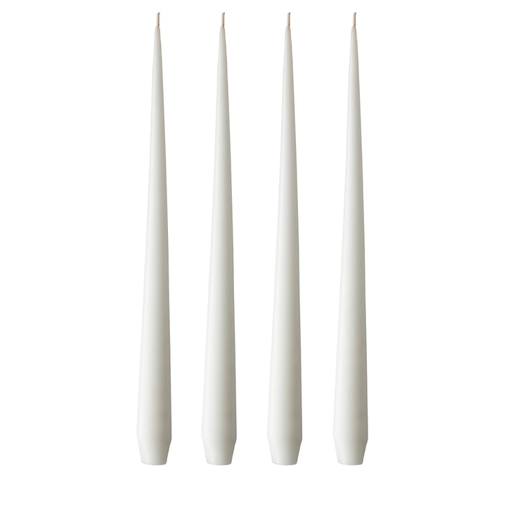 ester & erik kaars 42 cm 4-pack pure white - Mat - Ester & erik