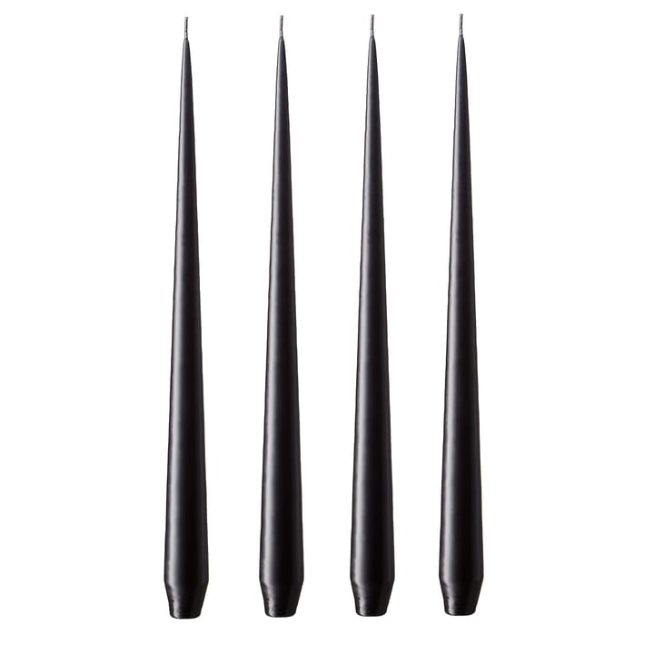 ester & erik kaars 42 cm 4-pack raw black - Mat - ester & erik