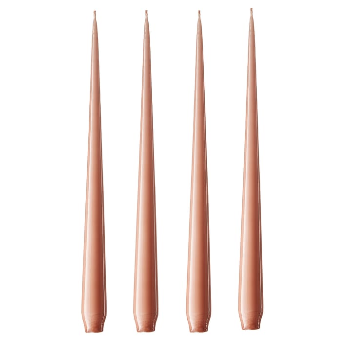 ester & erik kaars 42 cm 4-pack rosy caramel - Gelakt - Ester & erik