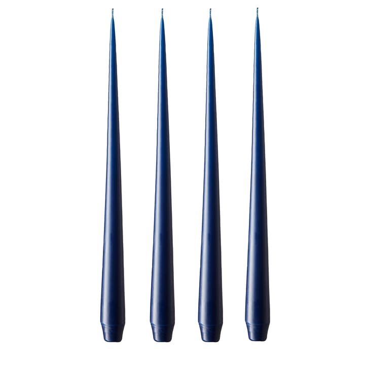 ester & erik kaars 42 cm 4-pack royal navy - Mat - Ester & erik