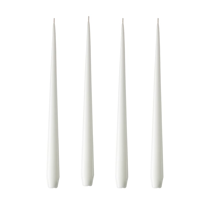 ester & erik kaarsen 4-pack pure white - gelakt - Ester & erik