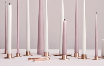ester & erik kaarsenhouder glanzend 2-pack - Roségoud - ester & erik