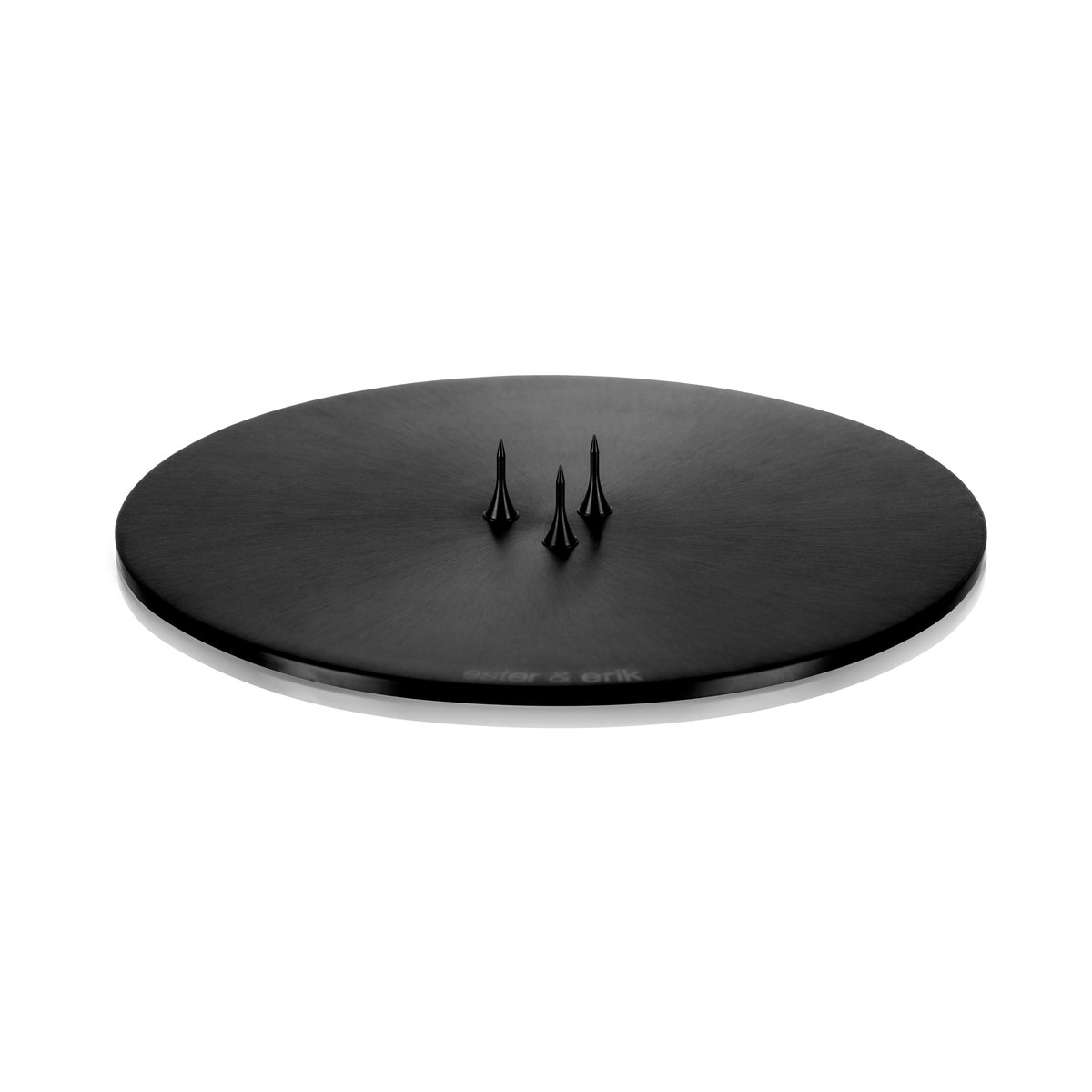 ester & erik kaarsenschaal o12 cm mat Zwart | Scandinavisch Interieur | Kaarsenhouders & kaarsenborden | Zwart