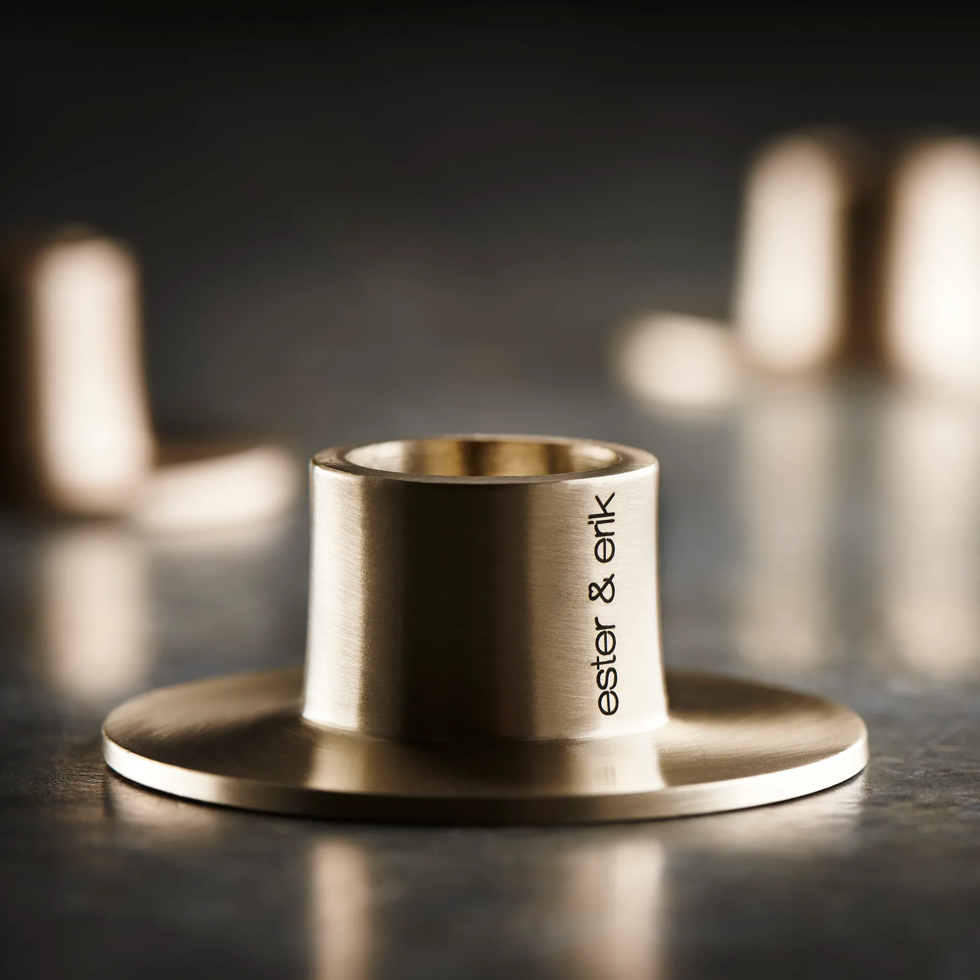 ester & erik kandelaar mat 2-pack, Goud ester & erik