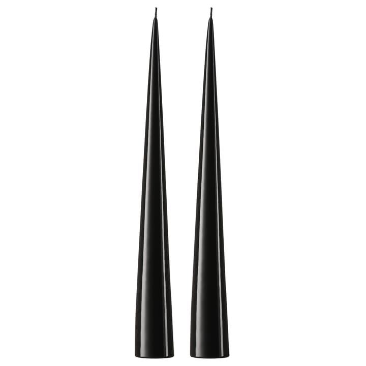 ester & erik kegelkaars 37 cm 2-pack gelakt - Raw black 75-0 - Ester & erik