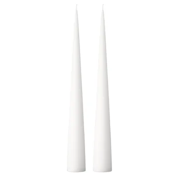 ester & erik kegelkaars 37 cm 2-pack mat - Pure white 31 - ester & erik