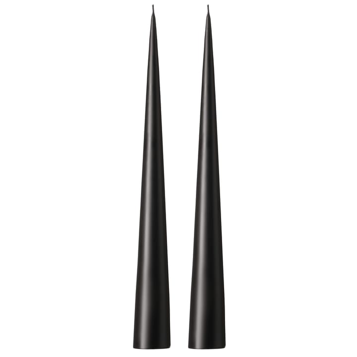 ester & erik kegelkaars 37 cm 2-pack mat - Raw black 75 - Ester & erik