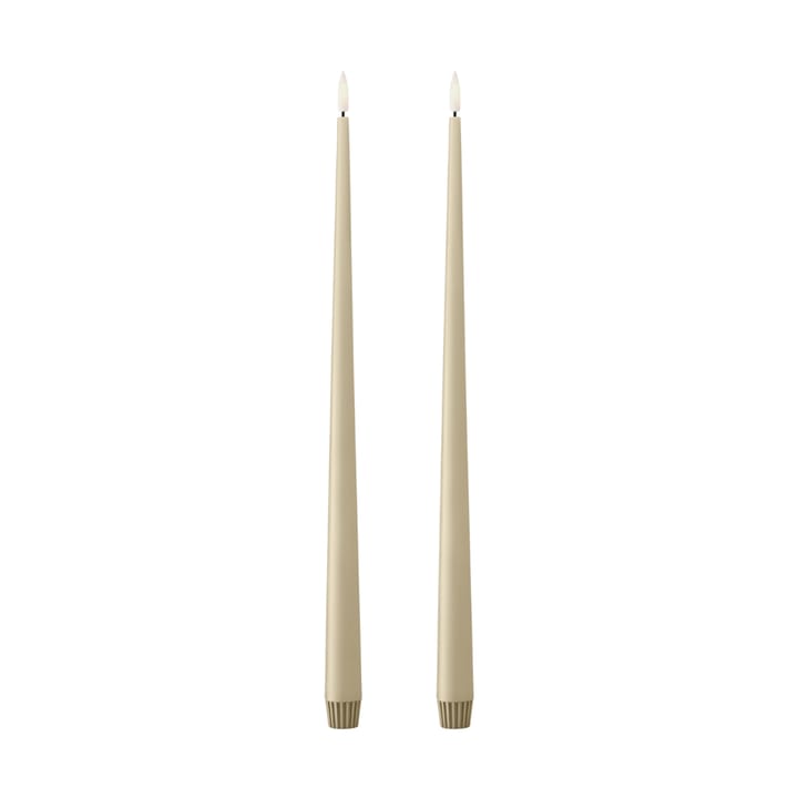 ester & erik taper kaars LED 40 cm 2-pack - 14 Pale ginger - Ester & erik