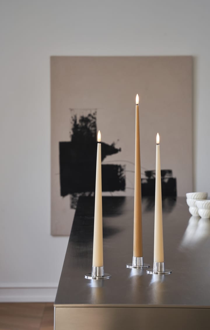 ester & erik taper kaars LED 40 cm 2-pack, 27 Almond butter ester & erik