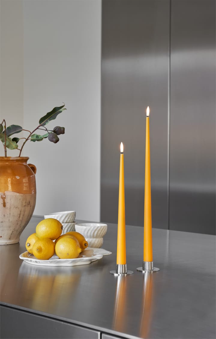 ester & erik taper kaars LED 40 cm 2-pack, 85 Mango ester & erik