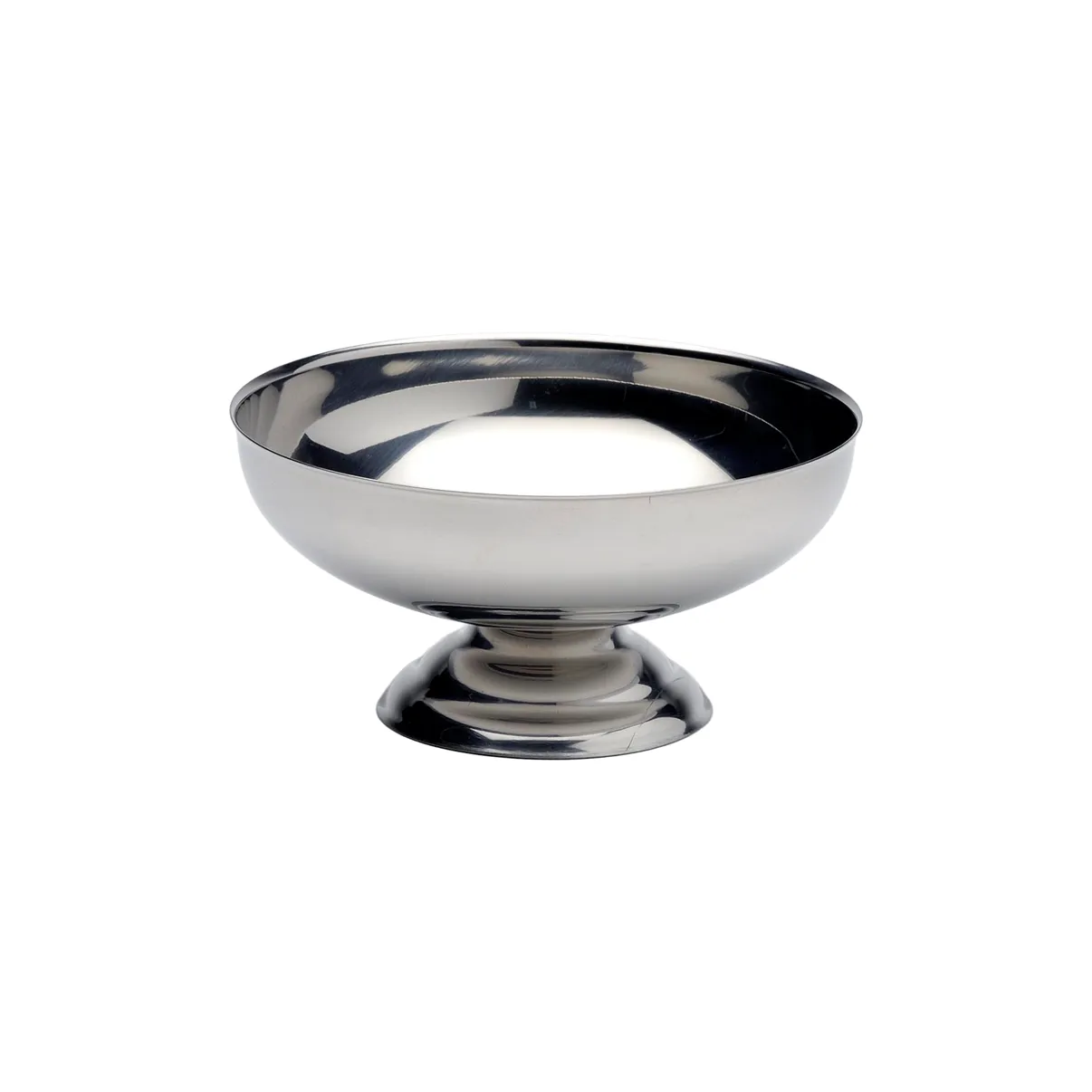 Eternum Italiaanse glasschaal, Roestvrij staal Eternum