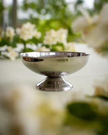 Eternum Italiaanse glasschaal - Roestvrij staal - Eternum