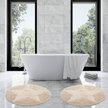 Etol star vloerkleed rond - naturel - Etol Design