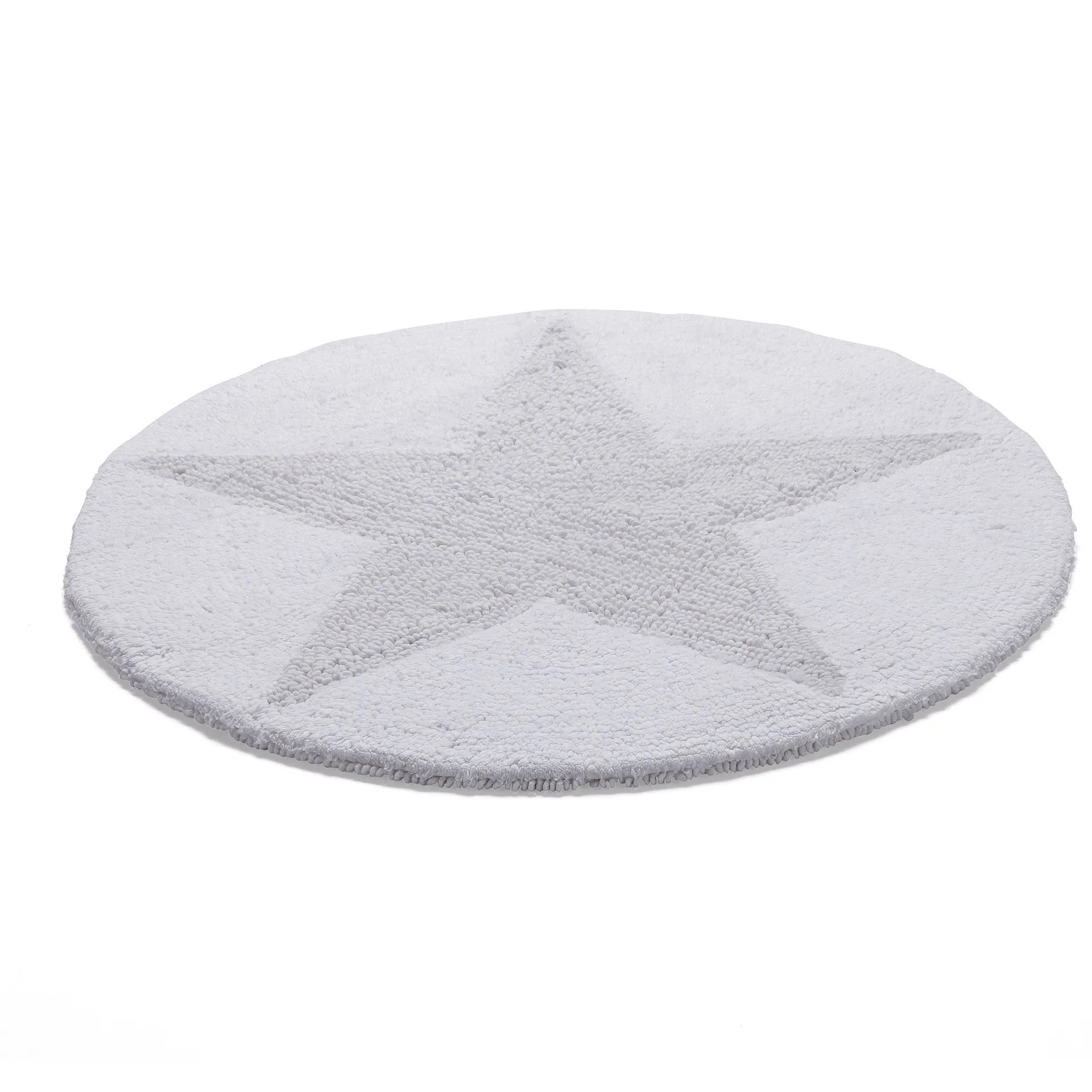 Etol star vloerkleed rond, wit Etol Design