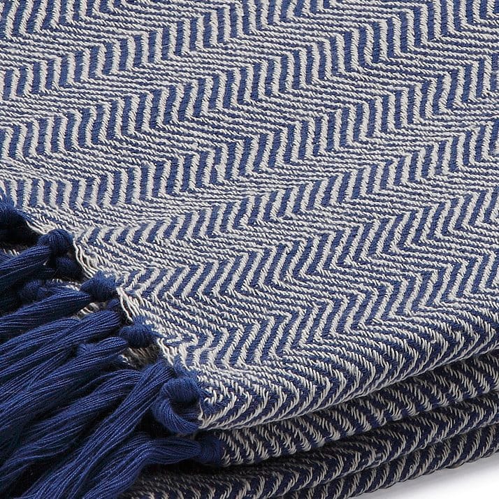 Fishbone plaid, blauw Etol Design