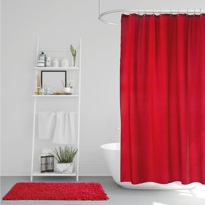 Match douchegordijn, rood Etol Design