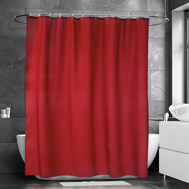 Match douchegordijn, rood Etol Design