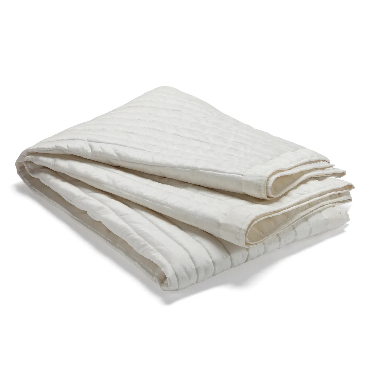 Etol Design Metallo bedsprei klein champagne | Scandinavisch Interieur | Bedspreien | Wit