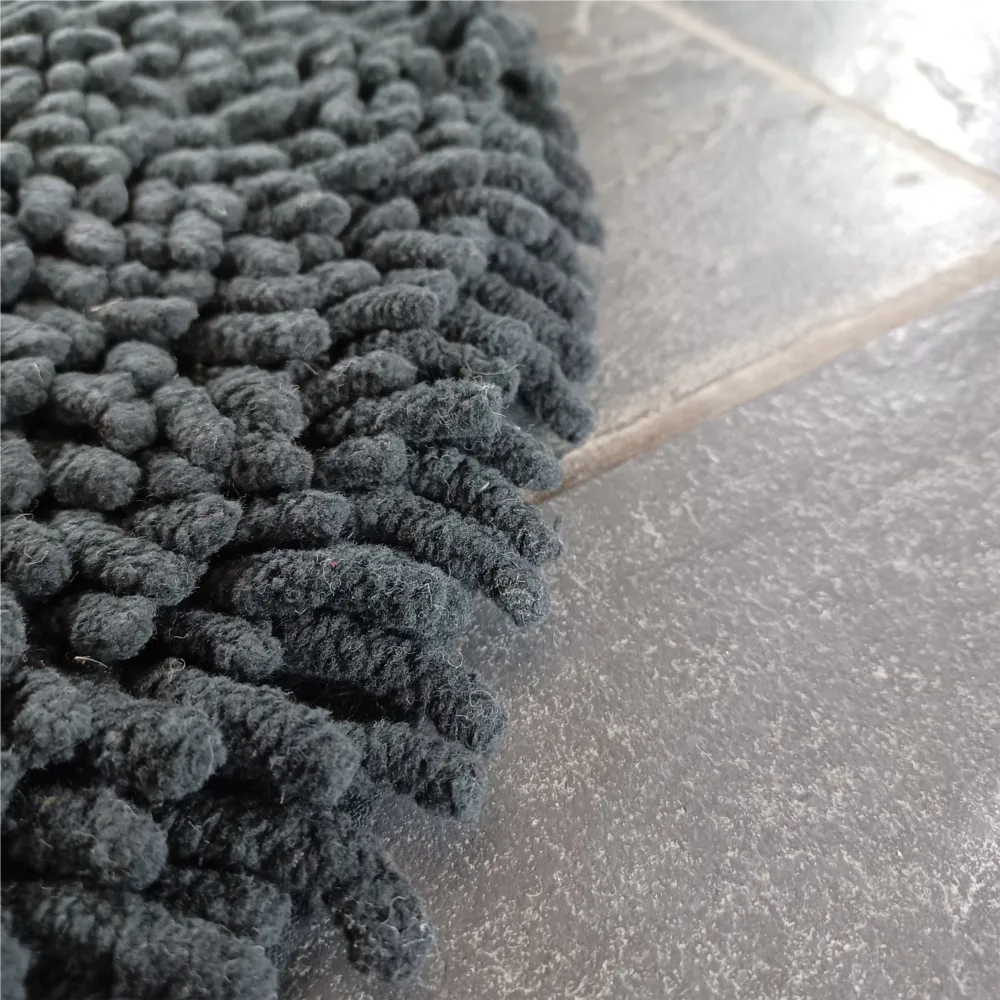 Rasta vloerkleed rond Ø120 cm, Grafiet Etol Design