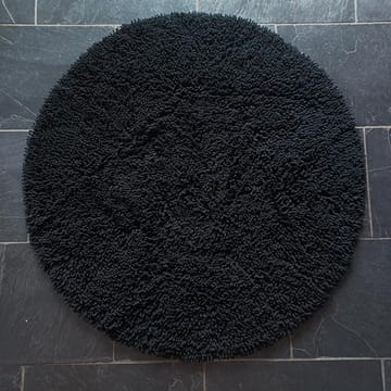 Rasta vloerkleed rond Ø120 cm - Zwart - Etol Design