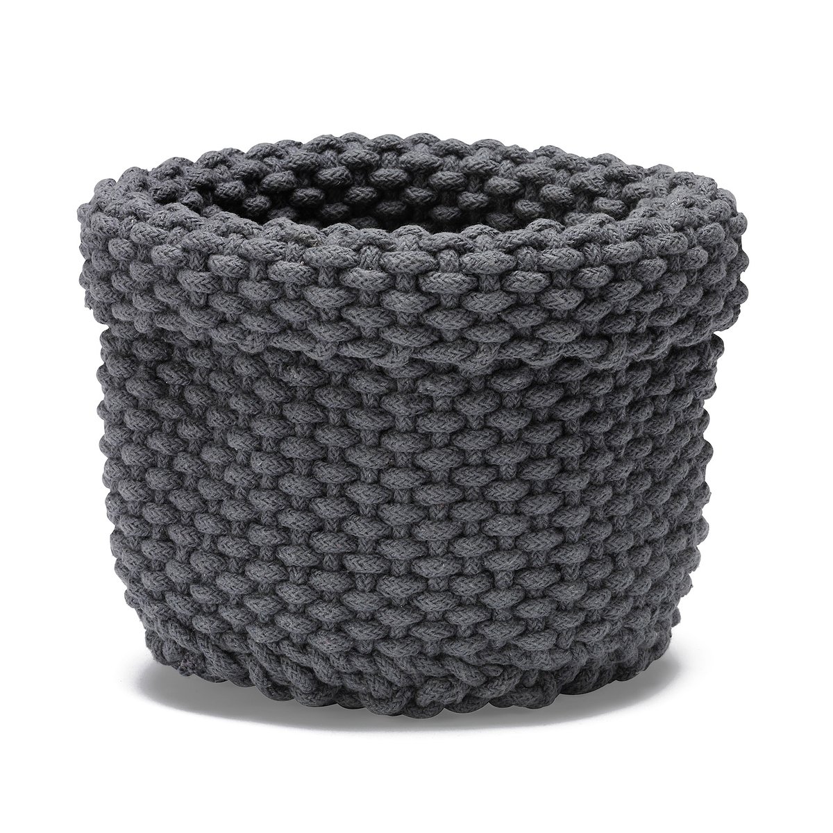 Etol Design Rope opbergmand grafietgrijs | Scandinavisch Interieur | Opbergmanden | Grijs