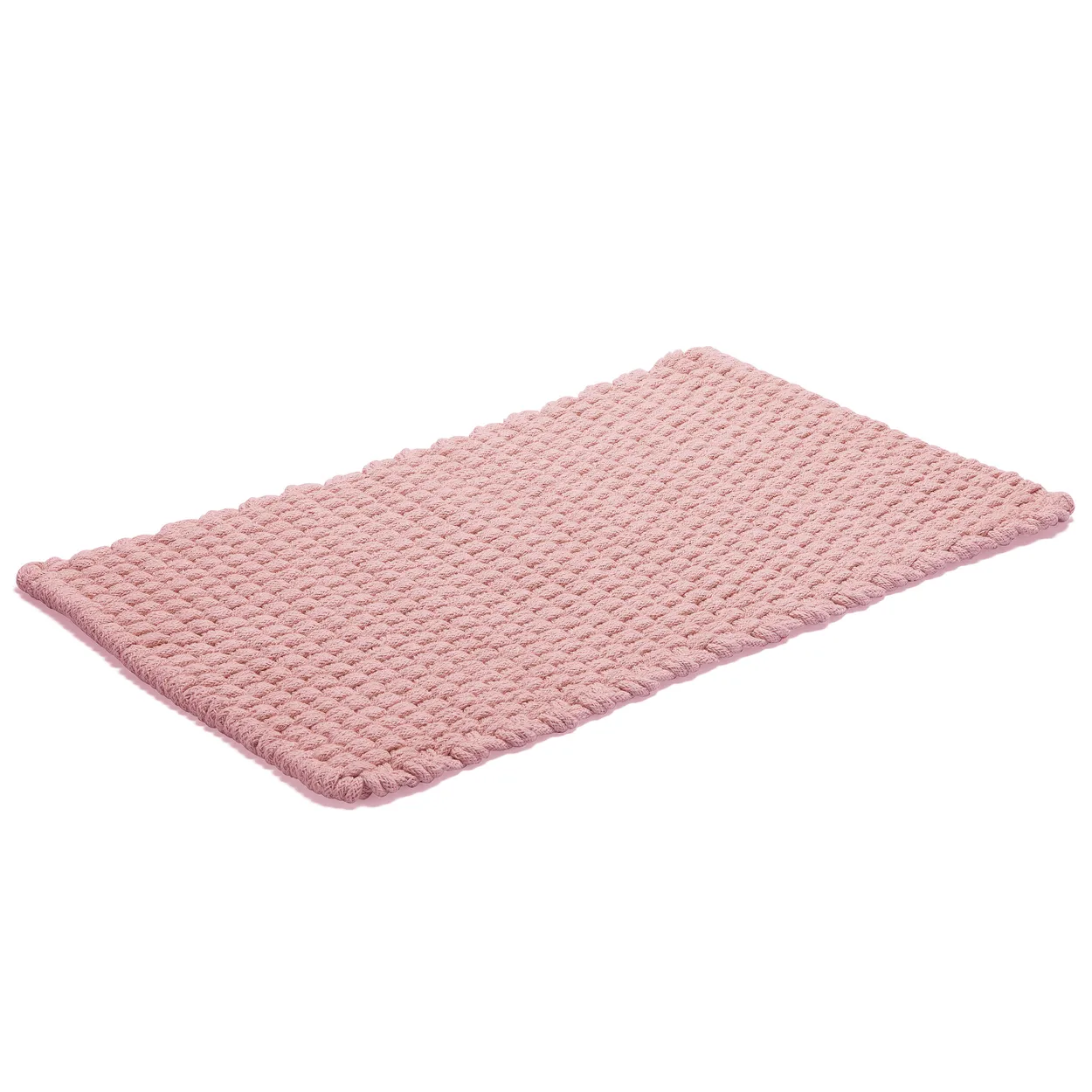 Etol Design Rope vloerkleed 50x80 cm Dusty pink | Scandinavisch Interieur | Badmatten | Roze