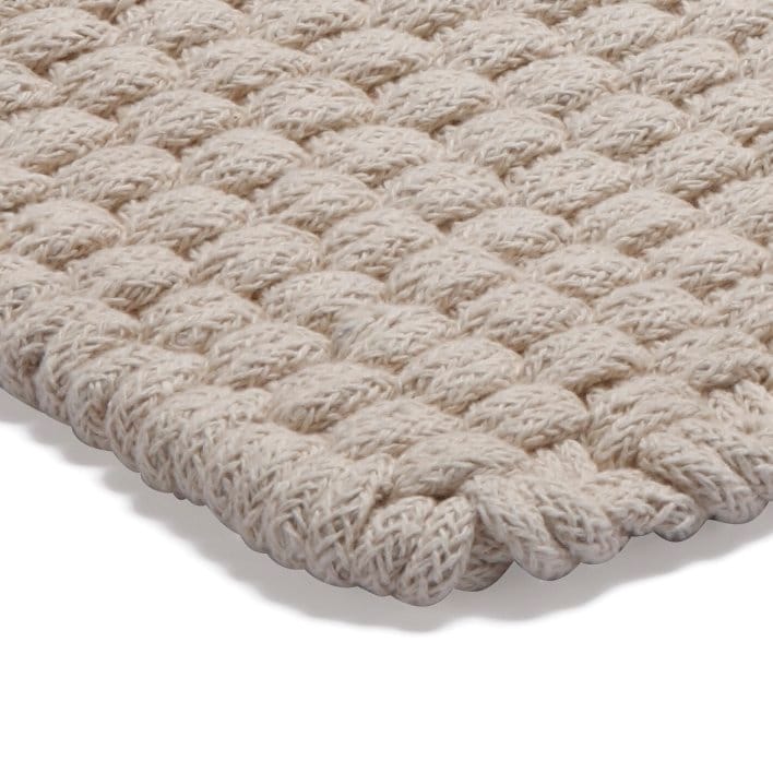 Rope vloerkleed natuur, 50 x 80 cm. Etol Design