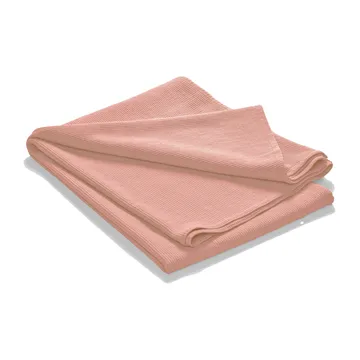 Stripe sprei stonewashed katoen 180x260 - Dusty rose - Etol Design