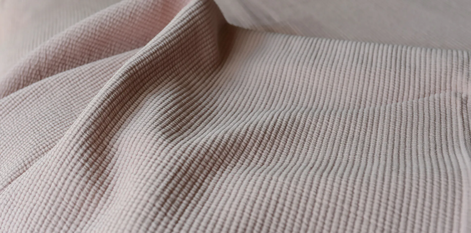 Stripe sprei stonewashed katoen 180x260, Dusty rose Etol Design