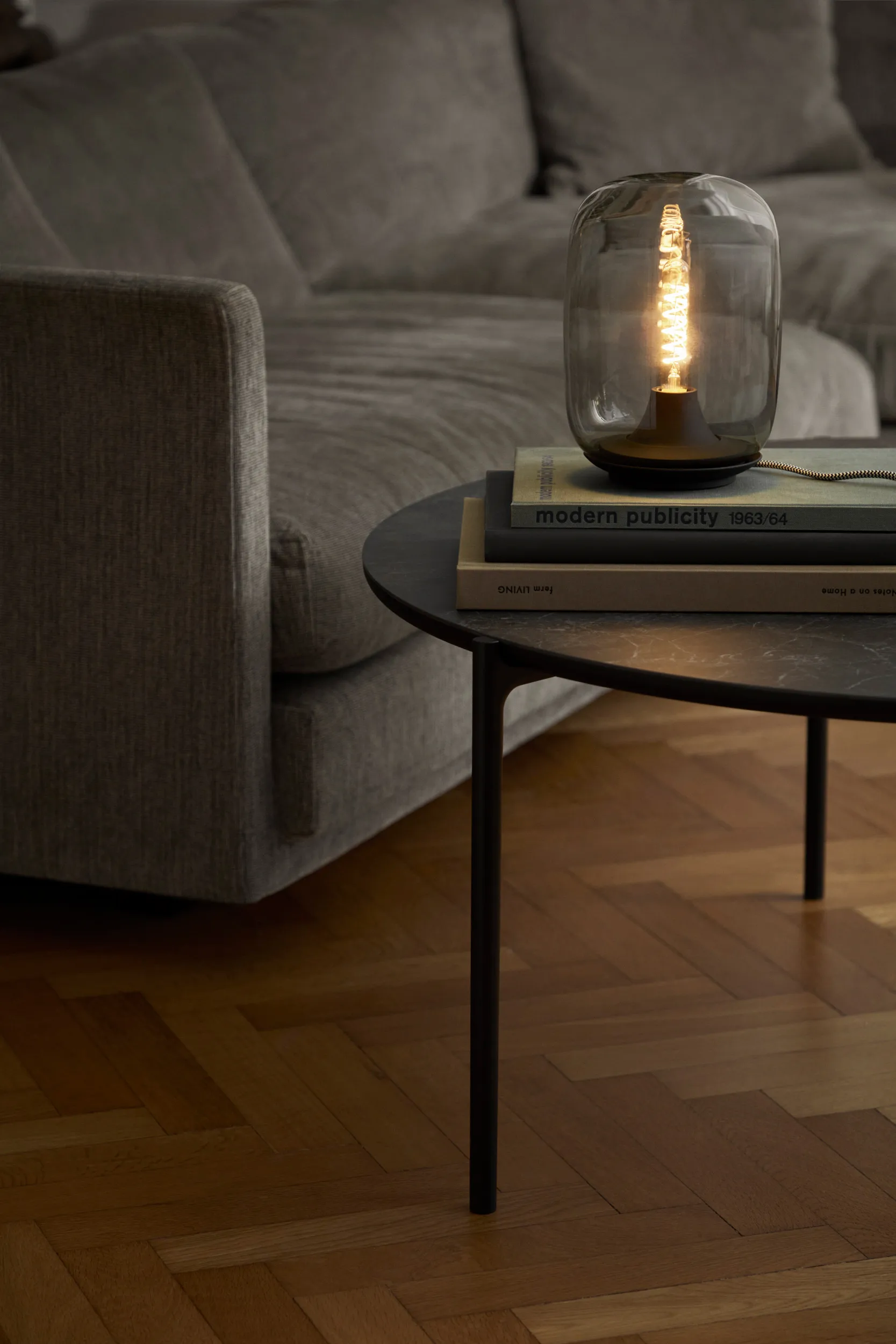 Acorn lamp 21,5 cm, Stone Eva Solo