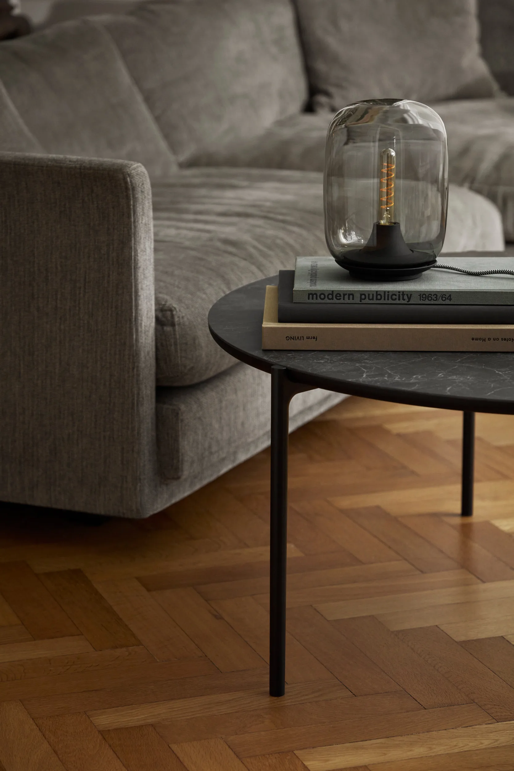 Acorn lamp 21,5 cm, Stone Eva Solo