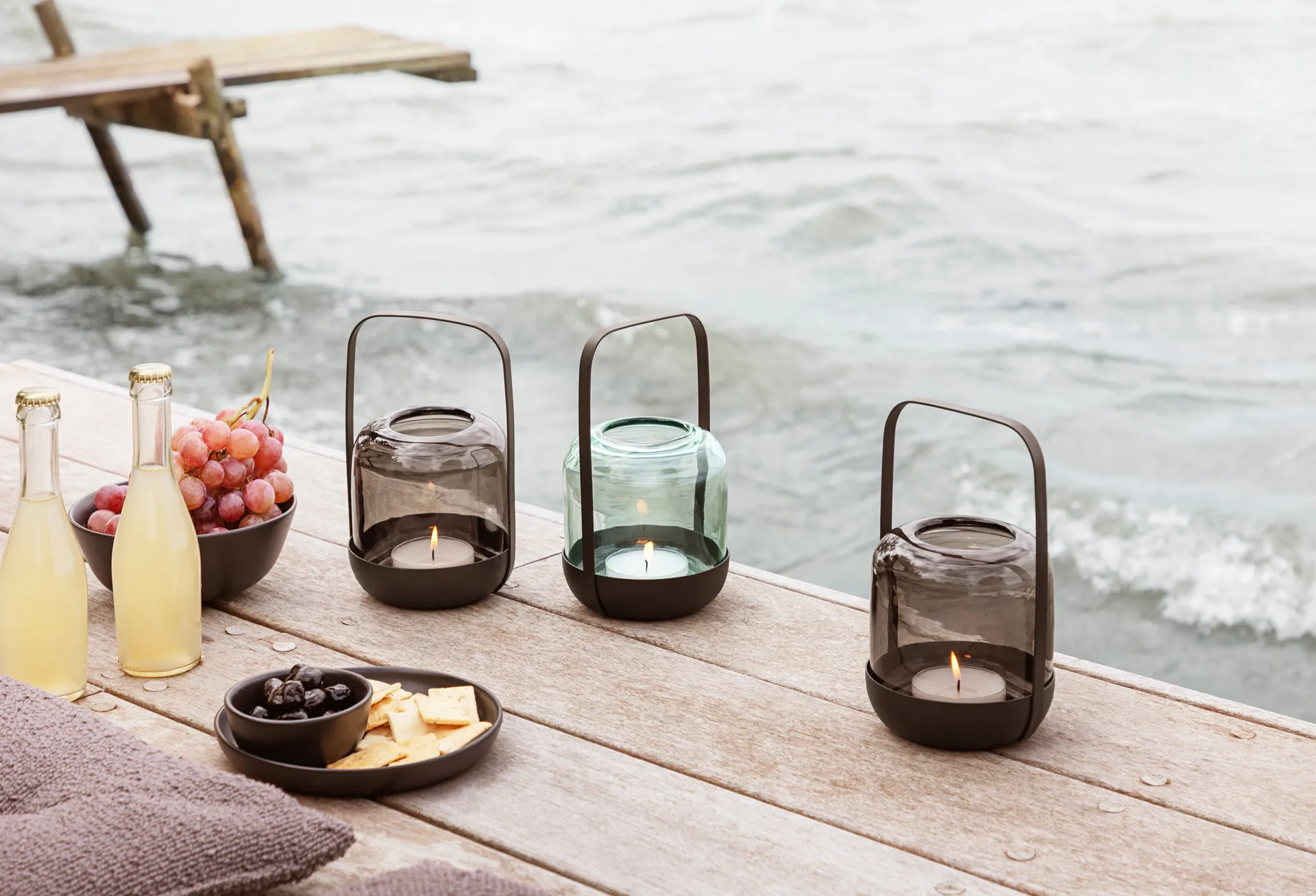 Acorn waxinelichtjeshouder, Mint green Eva Solo