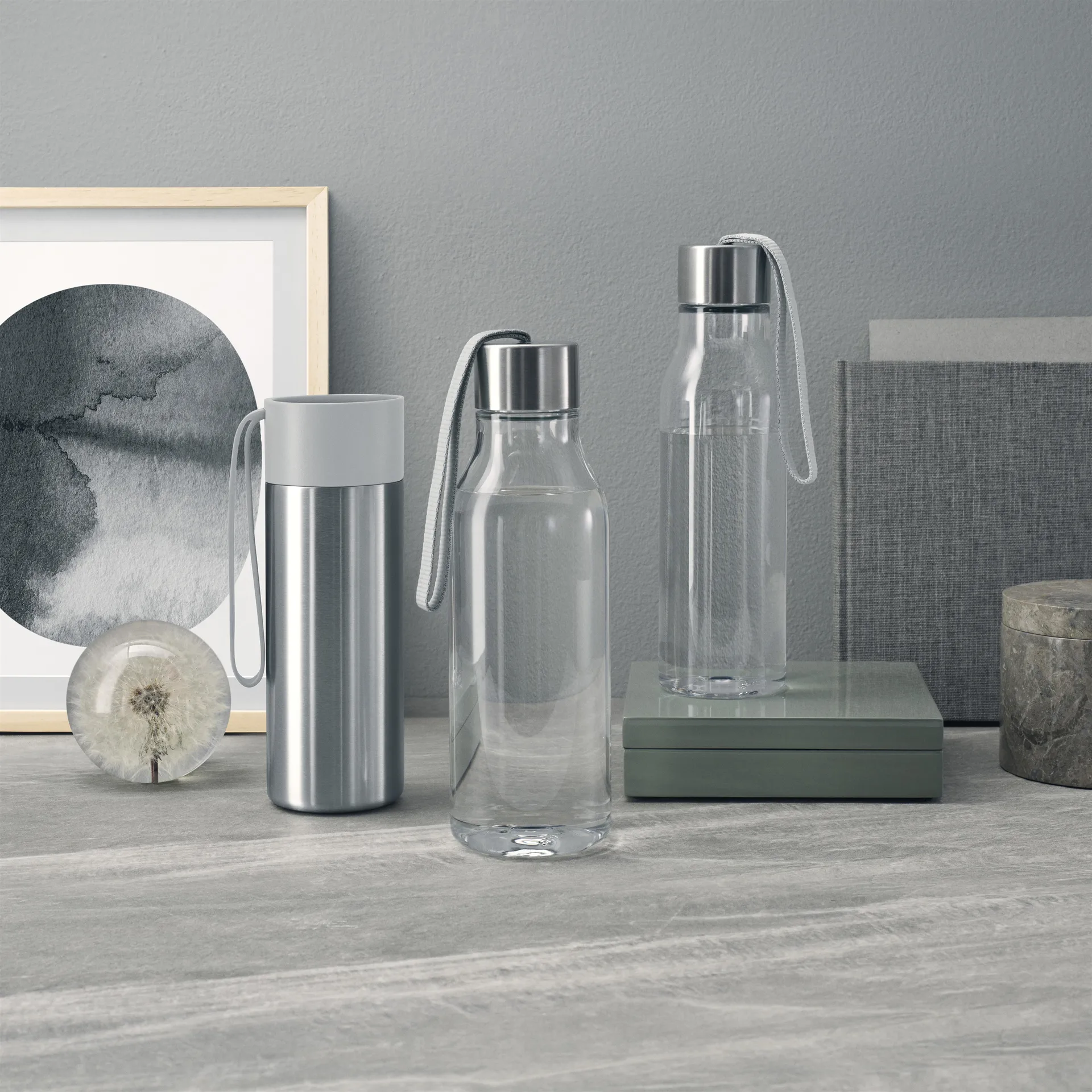 Eva Solo drinkfles 0,5 l, marble grey (marmergrijs) Eva Solo