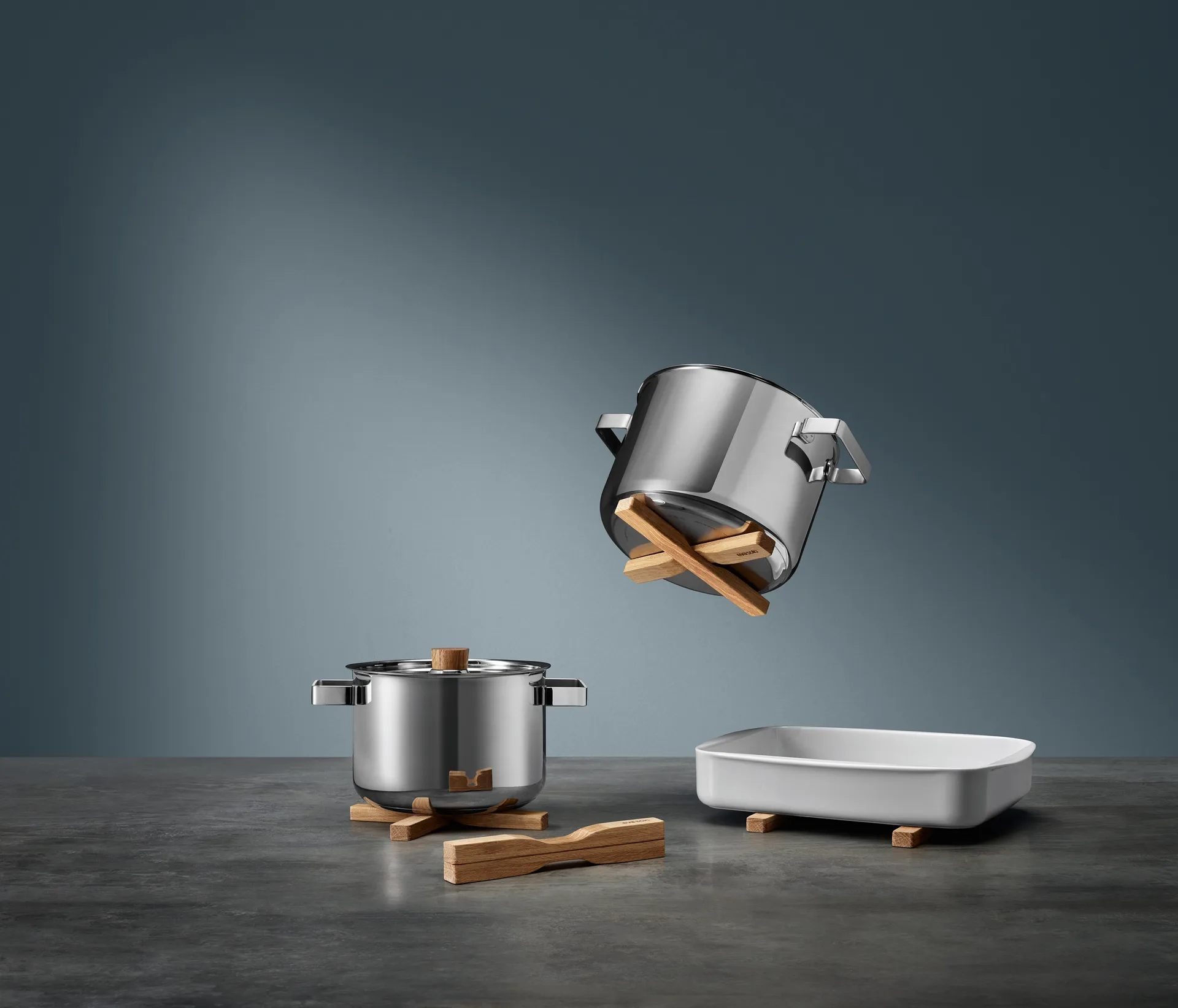 Eva Solo magnetische pannenonderzetter oak, Bruin Eva Solo