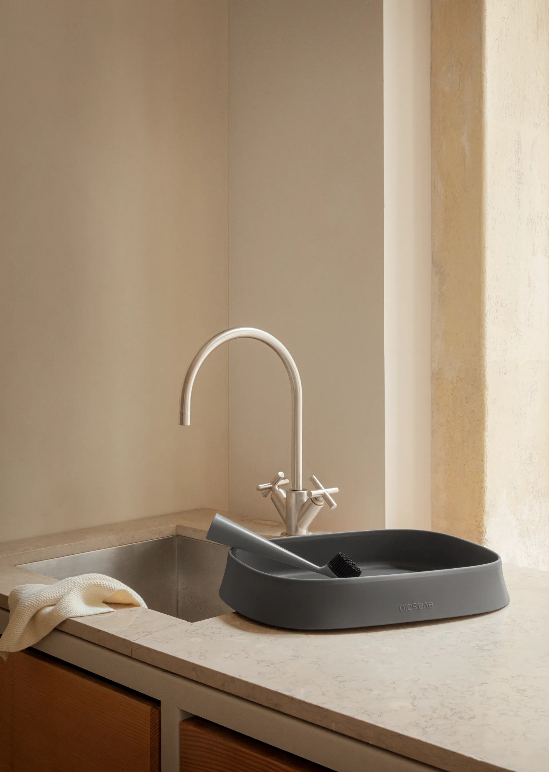 Eva Solo opvouwbare afwasteil 31x38 cm, Elephant grey Eva Solo