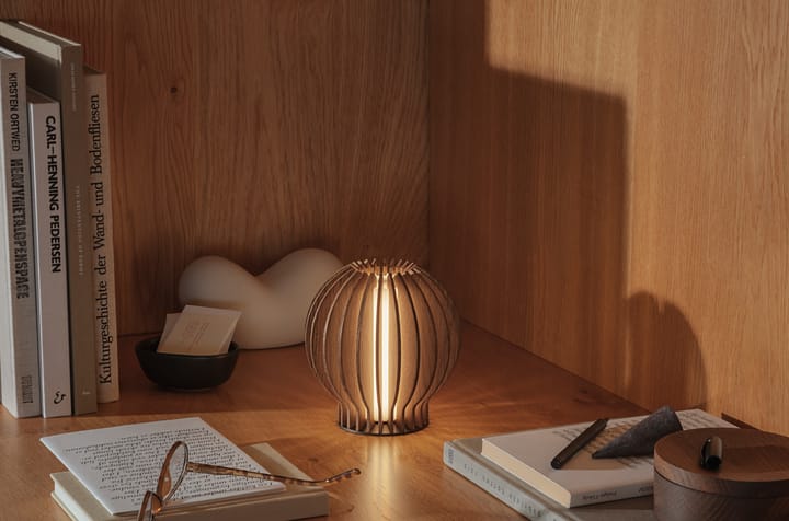 Eva Solo Radiant LED oplaadbare lamp rond, Smoked oak Eva Solo
