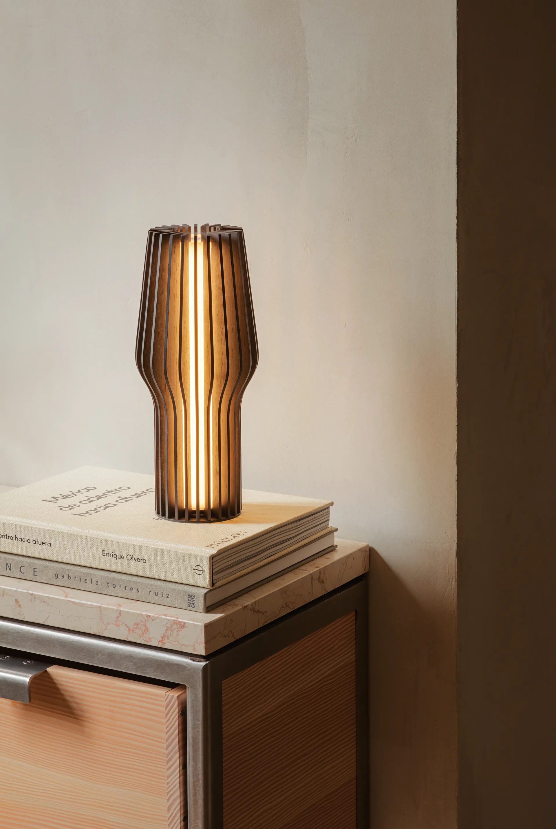 Eva Solo Radiant led oplaadbare lamp, Smoked oak Eva Solo
