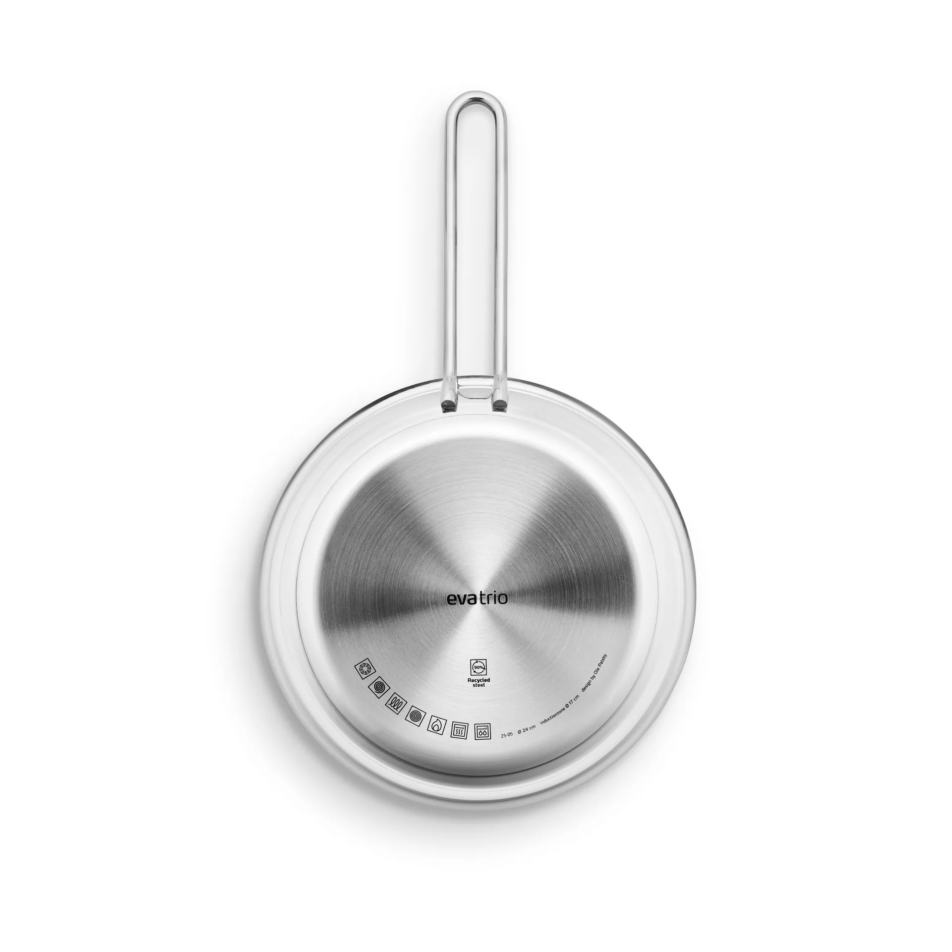 Eva Solo steel base koekenpan, Roestvrij staal, Ø24 cm Eva Solo