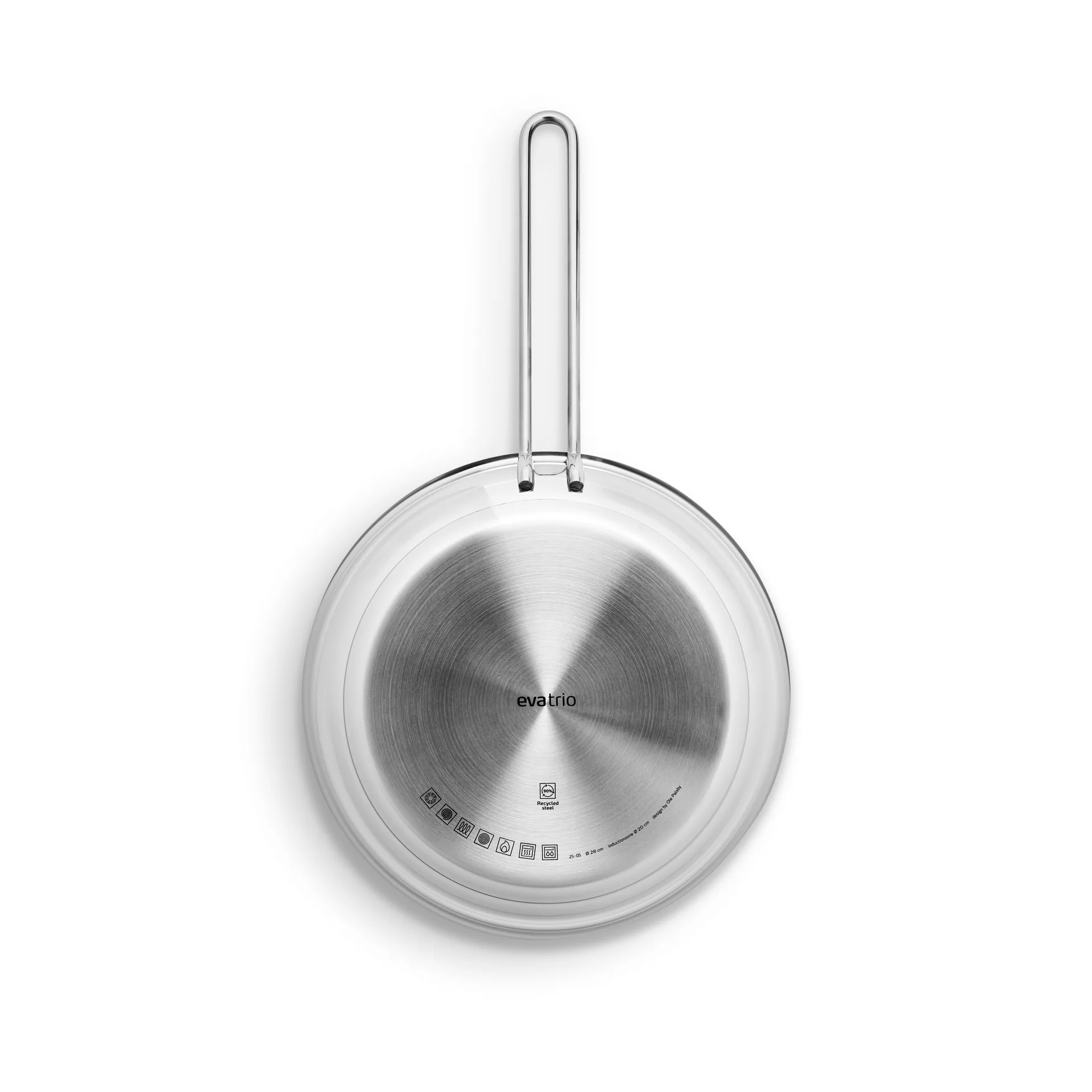 Eva Solo steel base koekenpan, Roestvrij staal, Ø28 cm Eva Solo