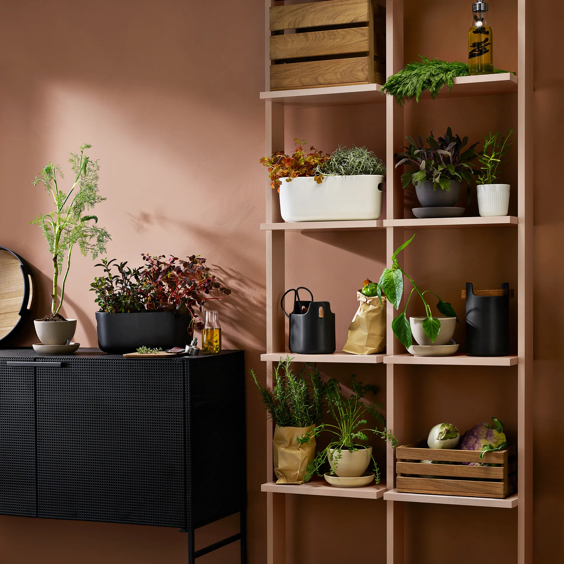 Eva Solo zelfwaterende kruidenbak, Wit Eva Solo