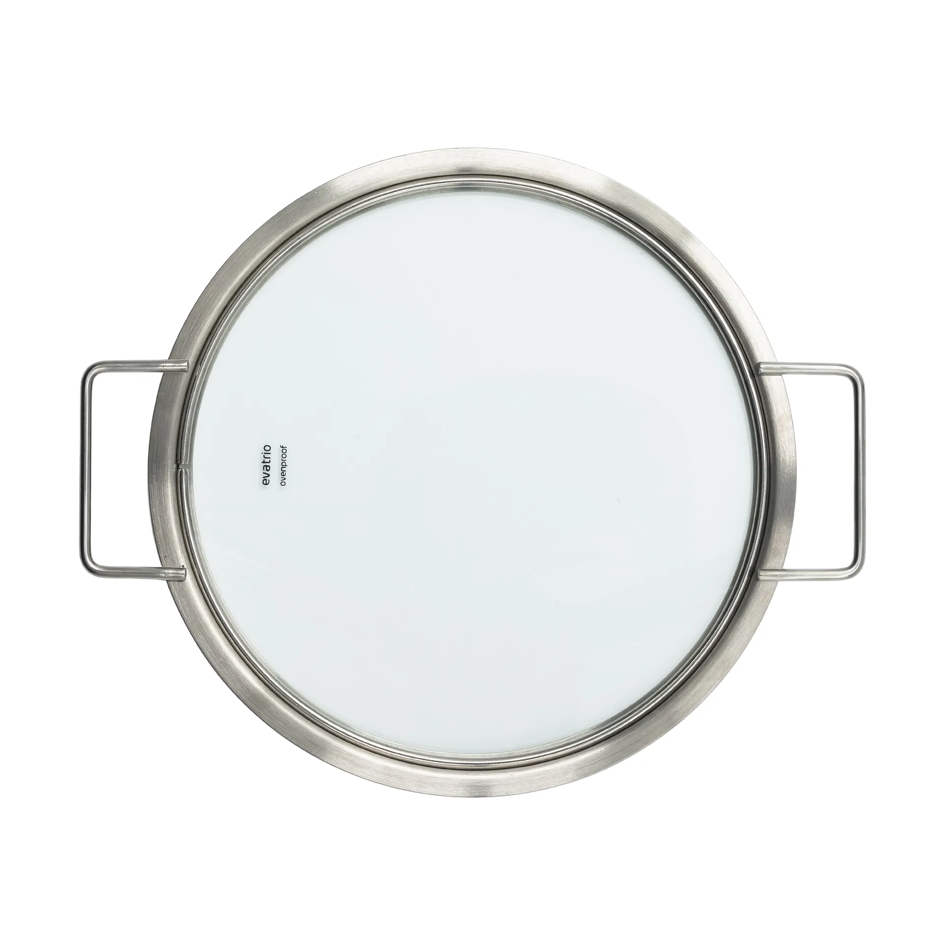 Eva Trio deksel glas gerecycled roestvrij staal, Ø24 cm Eva Solo