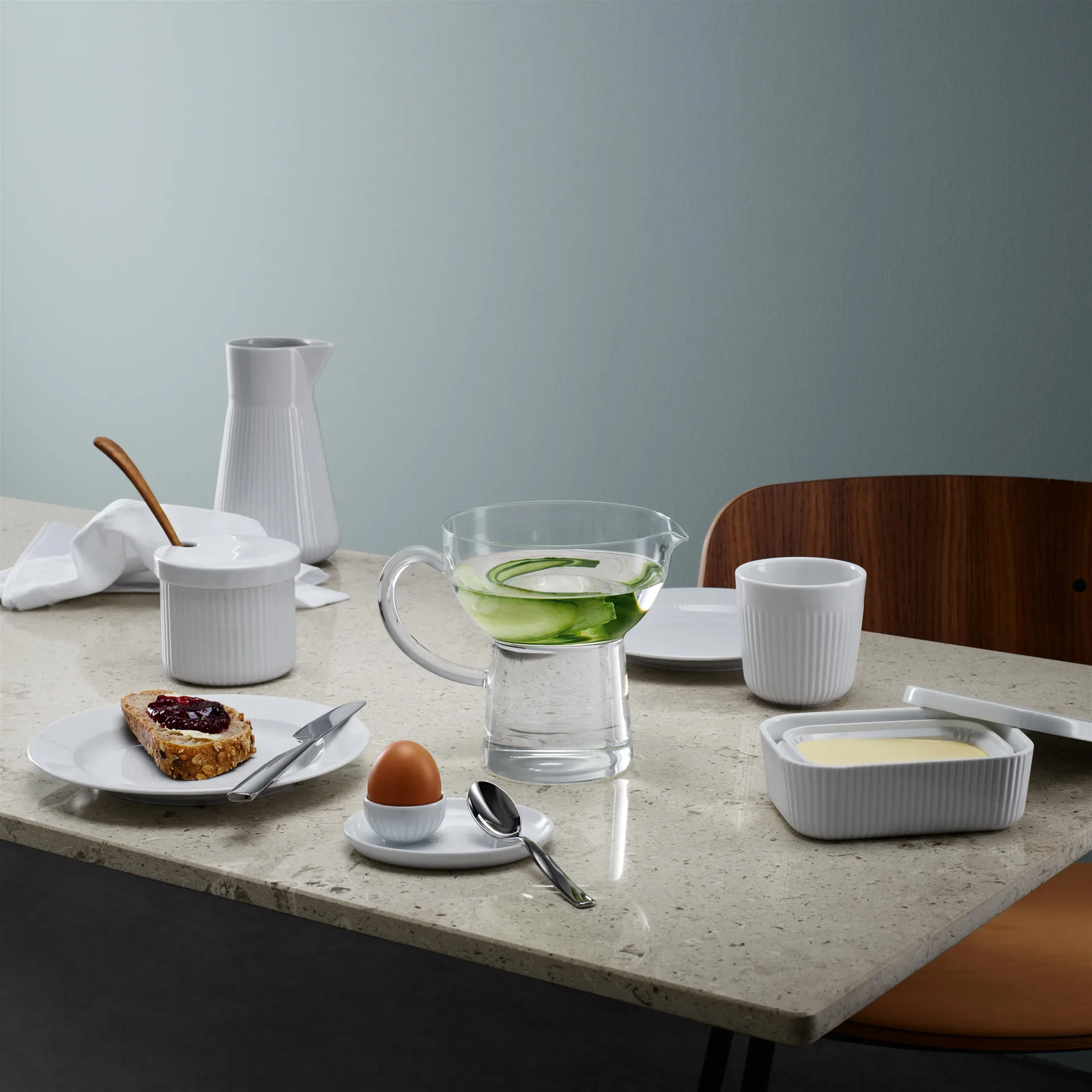 Eva Trio Legio Nova pot met deksel, wit Eva Solo