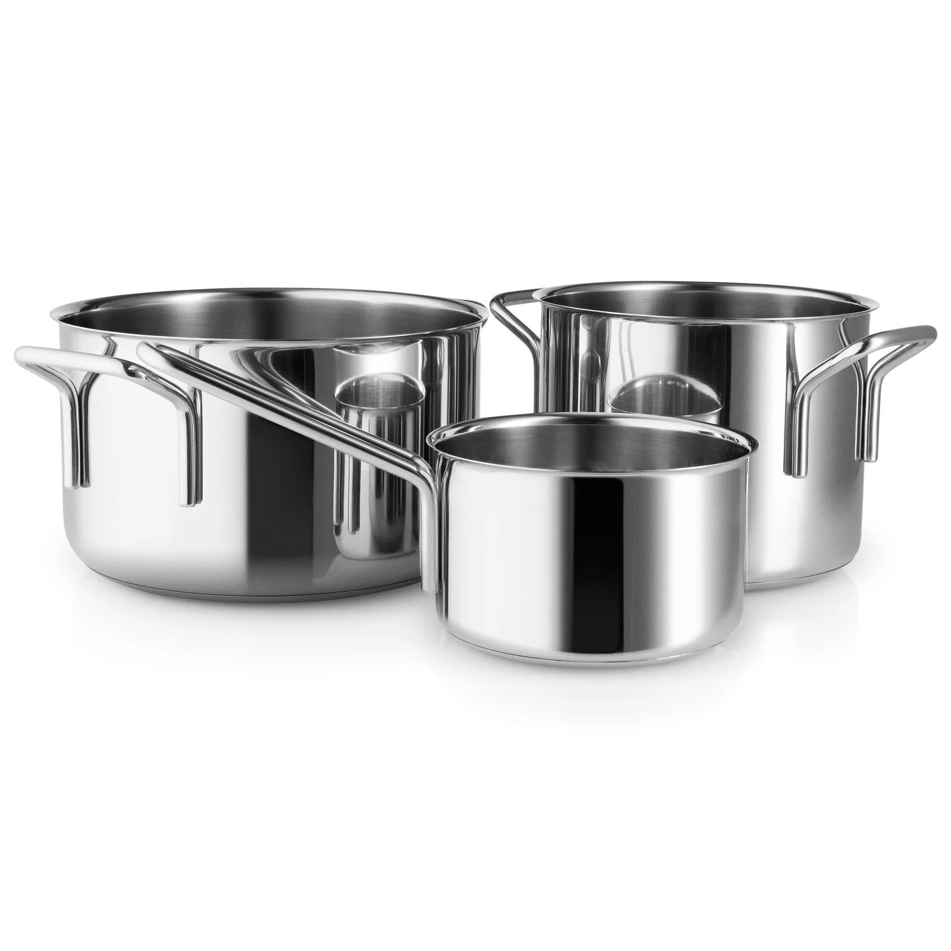 Eva Trio pannenset 3-delig, Roestvrij staal Eva Solo
