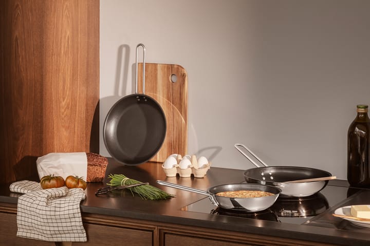 Eva Trio RVS Slip-Let koekenpan, 20 cm Eva Solo
