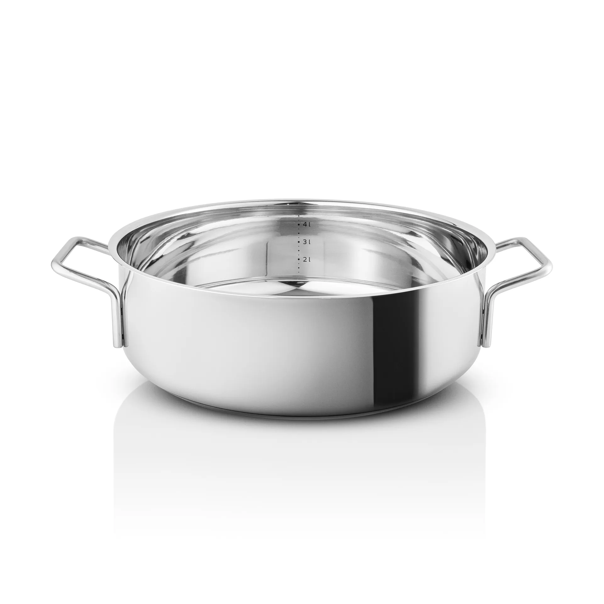 Eva Trio Stainless Steel sauteerpan 2 handvatten, Ø28 cm Eva Solo